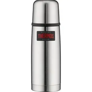 Thermos 4019.205.035 Isolierflasche - 0,35 L, doppelwandiger Edelstahl für 12 Stunden heiß und 24 Stunden kalt, spülmaschinengeeignet und leichtes Design