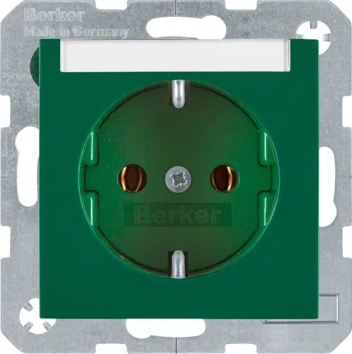 Steckdosen Grün von Berker