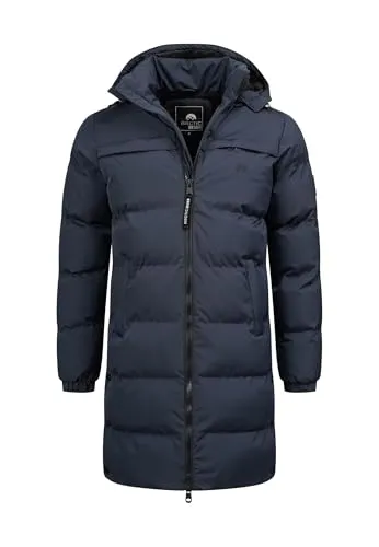 Arctic Seven Herren Winterjacke (S-3XL) - Wasserabweisend und windabweisend, abnehmbare Kapuze und warmes Fleece-Innenfutter für optimalen Komfort