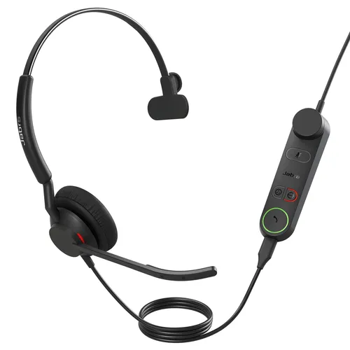 Jabra Engage 50 II UC Mono Headset On-Ear - Headset & Mikrofon mit hervorragender Geräuschunterdrückung und optimaler Sprachqualität für professionelle Kommunikation.