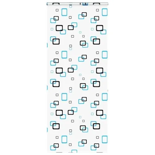 vidaXL Duschrollo mit Kassette 110x240 cm Stoffbreite 106 cm, Duschvorhang, Badewannenvorhang, Seitenzugrollo, Dusche Rollo, Badewannenrollo