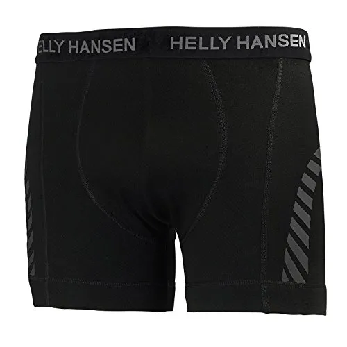 Helly Hansen Herren HH LIFA MERINO BOXER, Schwarz, L EU - Skiunterwäsche für Herren: Die Lifa Merino Boxer kombiniert weiche Merinowolle und hochwertiges Lifa-Gewebe für Wärme und Komfort bei Outdoor-Aktivitäten.