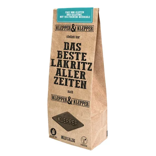 Produktbild Klepper & Klepper Lakritz Mild-Salzig, 200g