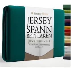 Bettlaken Petrol von Strauss Home