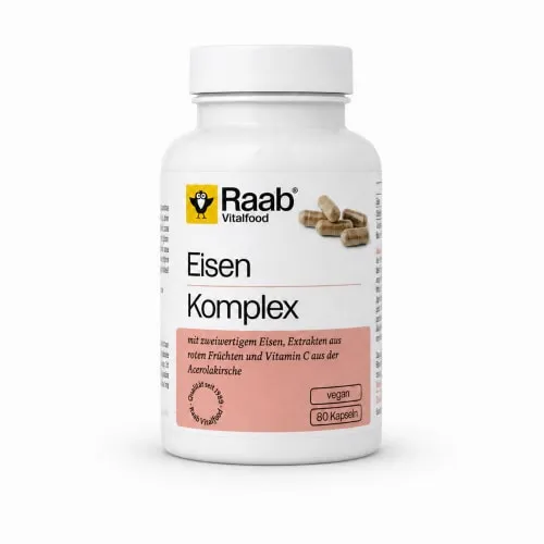 Eisen Komplex (80 Kapseln) von Raab Vitalfood
