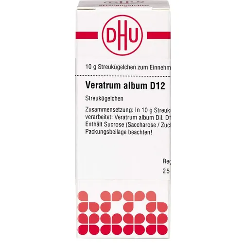 VERATRUM ALBUM D 12 Globuli 10 g