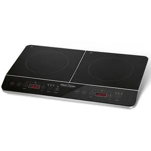 Proficook Kochplatte PC-DKI 1067 - Induktions-Doppelkochplatte, 3500 Watt, ECO-Save für 55% Zeitersparnis und einfache Reinigung