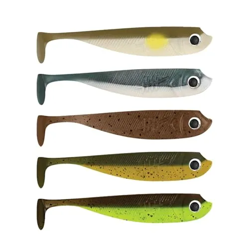 Lieblingsköder Gummifische zum Zanderangeln mit Gummifisch 7,5cm, Farbe Lieblingsköder:Natural Classics 5