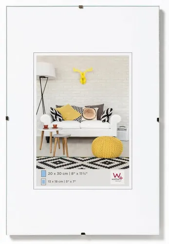 Walther Bilderrahmen Rahmenloser Bildhalter 20x30 Normalglas