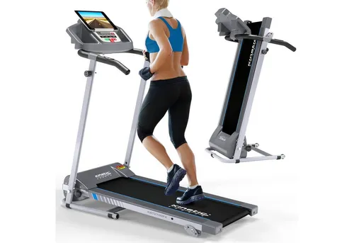 KINETIC SPORTS Laufband KST2700FX - klappbar, leiser 750 Watt Elektromotor, 12+1 Programme, Tablet-Halterung und LCD Display für effektives Training zuhause