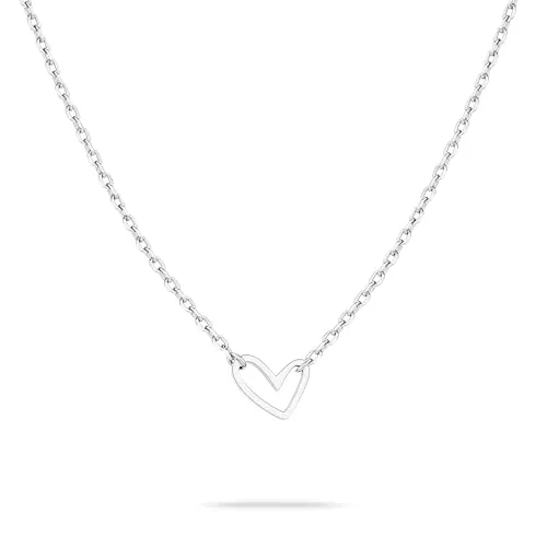 Tamaris Kette TJ-0571-N-45 Edelstahl - Ketten für Damen - Elegante silberne Kette aus hochwertigem Edelstahl, die jedem Outfit einen Hauch von Stil verleiht.