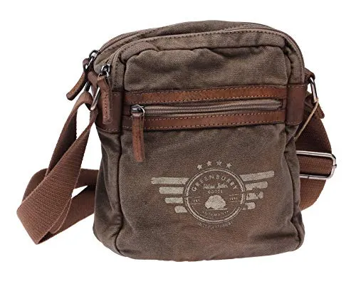 Greenburry Vintage Aviator Umhängetasche 22 cm - Damenmode mit 2 Hauptfächern, gepolstertem Einsteckfach und verstellbarem Schultergurt für optimalen Tragekomfort und stilvolles Design.