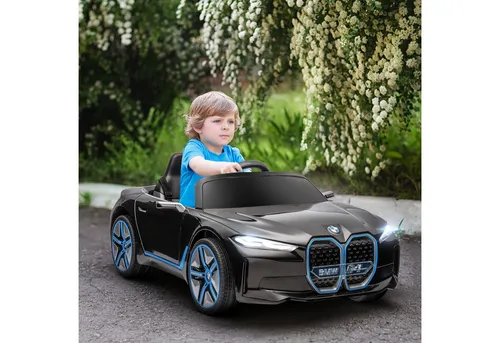 HOMCOM Elektro-Kinderauto - Schwarz - Elektro-Auto für Kinder mit Fernbedienung, ideal für kleine Abenteurer bis 30 kg, sicher und einfach zu bedienen!