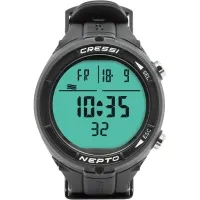 Cressi Nepto Uhren-Computer (schwarz)