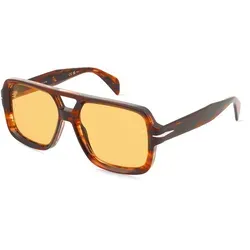 DAVID BECKHAM DB 7151/S BROWN HORN 55 Sonnenbrille von David Beckham