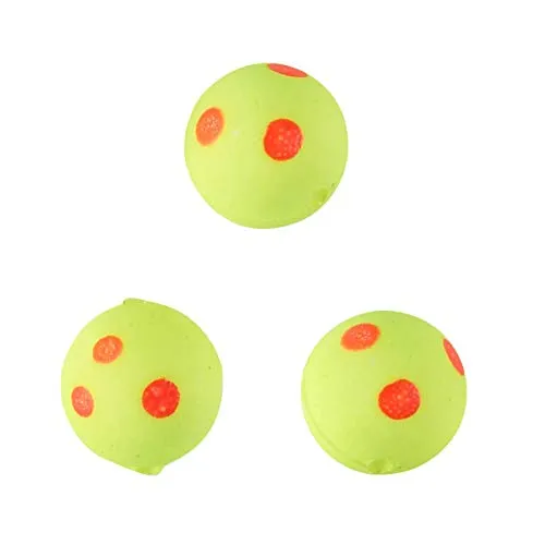 Balzer Lockperlen 8mm gelb/rote Punkte von Balzer