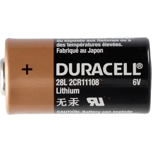 Duracell 2CR11108 Lithium Batterie 28L 2CR-1/3N 6V