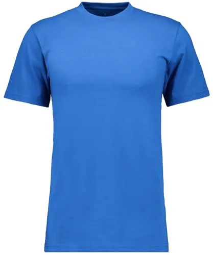 RAGMAN Herren T-Shirt Rundhals Singlepack Blau-718, 3XL