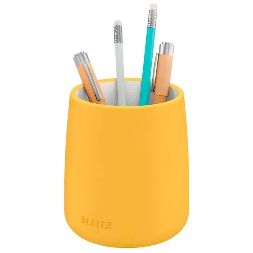 LEITZ Stiftehalter Cosy gelb Keramik 8,7 x 8,7 x 10,8 cm in gelb von Leitz