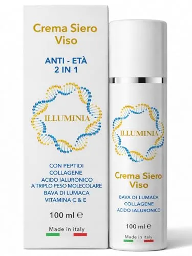 Anti-Falten-Gesichtscreme für Damen mit Schneckenschleim, Hyaluronsäure, Kollagen und Peptiden – straffend, aufhellend, feuchtigkeitsspendend, Anti-Aging-Behandlung für trockene Haut