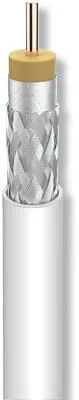 Televes SK125/250PLUS Koaxialkabel, 130 dB, weiß (413502), 250m