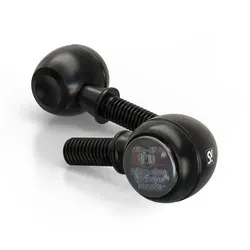 HIGHSIDER smart Circula-S Blinker/Positionslicht Schwarz/Rauch 2in1, E-geprüft (Paar), schwarz