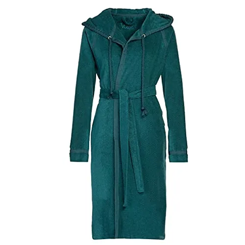Vossen Bademantel Jive USM NOS - Blau, Unisex - Hochwertiger Bademantel aus Textil, angenehm warm und zertifiziert nach Oeko-Tex® Standard 100. Ideal für entspannte Wellness-Momente.