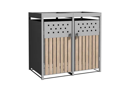 ESTEXO Mülltonnenbox mit Pflanzdach von ESTEXO