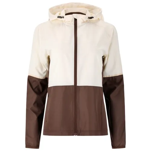 ENDURANCE - Damen Kinthar Jacke mit Kapuze - Laufjacke Gr 34 braun/weiß - Sportliche Laufjacke für Frauen in Braun/Weiß (Gr. 34) mit winddichter Kapuze. Ideal für Roadrunning und aktive Tage. Entdecken Sie weitere hochwertige Produkte von ENDURANCE im Bergfreunde.de Online-Shop!