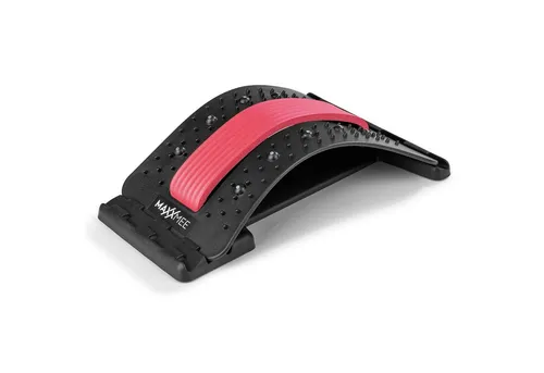 MAXXMEE Rückenbrücke schwarz/rot mit Akupressur-Noppen in rot von MAXXMEE