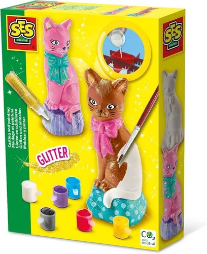 SES Gießen und Anmalen Katze