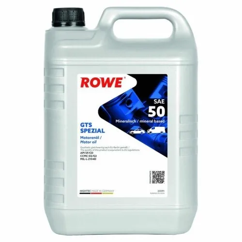 Rowe Motoröl HIGHTEC GTS SPEZIAL SAE 50 von Rowe