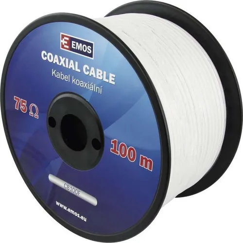 Emos Koaxialkabel CB100F, 100m (Antennenkabel) (2305100200)