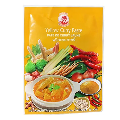 Cock Original Thailändische Currypaste Gelb Yellow 12x50g