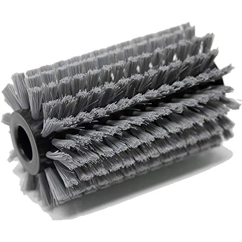Grizzly Tools Kunststoffbürste mit weichen Borsten Universalbürste Metall Fugenbürste zur Entfernung von Unkraut Moos und Schmutz für Stein Beton Holz (Kunststoffbürste groß)