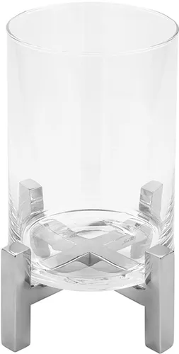 Fink Windlicht, Silber, Zylindrisch, 23 cm von Fink