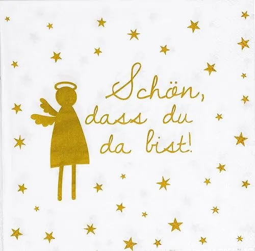 Räder Serviette Schön, DASS du da bist