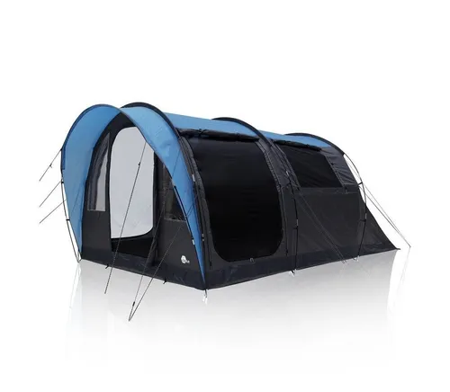 your GEAR Zelt Bora - Geräumiges Tunnelzelt für 4 Personen - Tunnelzelt für 4 Personen mit 4m² Wohnraum, UV-Schutz 50+ und 5000 mm Wassersäule. Ideal für Familienabenteuer und komfortables Camping, mit dunkler Schlafkabine und effizienten Belüftungsoptionen.