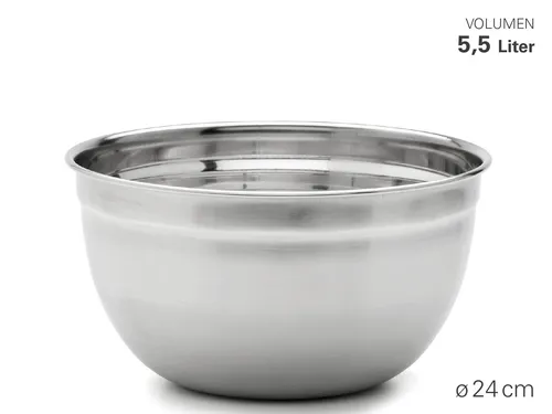 Karl Weis Schüssel hoch Ø 25 cm aus Edelstahl
