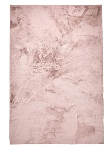 benuta Nest Kunstfell-Teppich Rosa, 80x150 cm von benuta