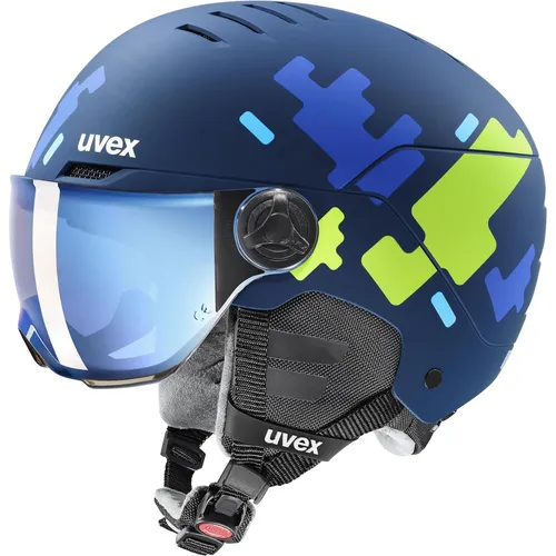 Uvex Rocket jr Visor Blue Puzzle von uvex