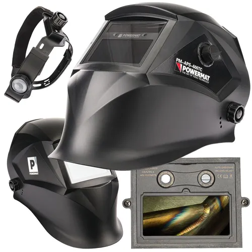 Echte Farbe Automatischer selbstverdunkelnder Schweißerhelm Solar Batterie LCD