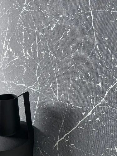Newroom Vliestapete Anthrazit in schwarz von Newroom
