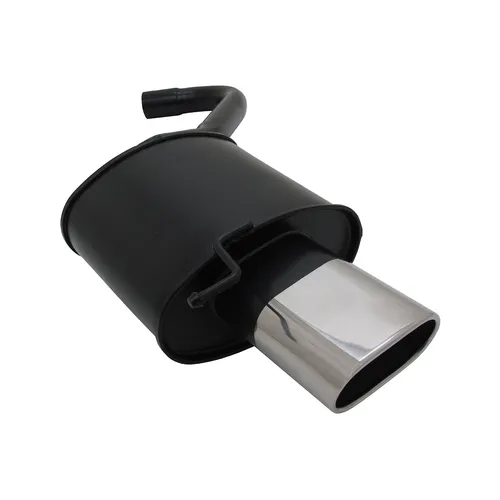 NOVUS Sportauspuff 135x75mm für BMW 3er E90 E91 - Schalldämpfer mit sportlichem Design, optimiert für besseren Sound und Leistung, passend für 316i/318i/320i Modelle.