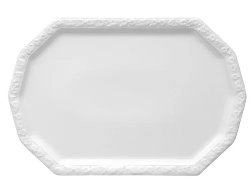 Rosenthal Speiseteller Maria Weiss Fischteller 32cm - Eleganter Fischteller aus hochwertigem Porzellan, spülmaschinenfest und mikrowellengeeignet – ideal für stilvolle Tischdekorationen.