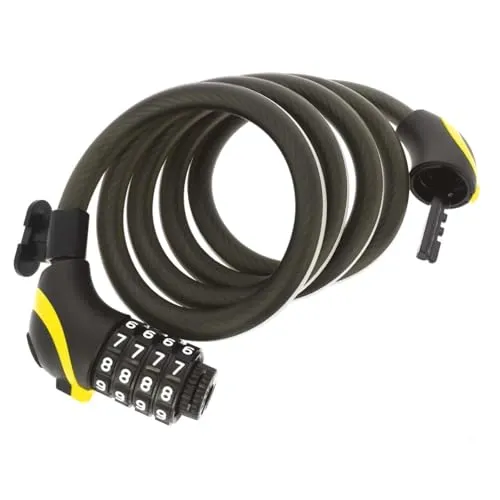 Spiralschloss mit LED Code 150 cm Ø 12 mm