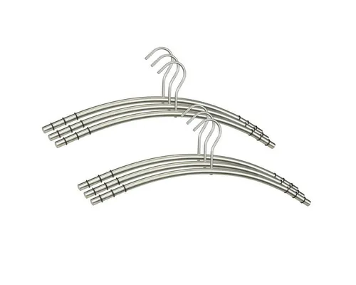 Hochwertige Edelstahl Kleiderbügel (VE=6 Stück) von Szagato