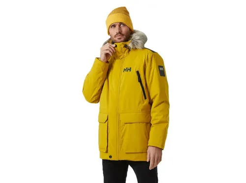 Helly Hansen Reine Parka straw (340) M - Mäntel & Parkas für Herren, wasserdicht und atmungsaktiv mit PrimaLoft-Isolierung für optimale Wärme und Komfort in der kalten Jahreszeit.