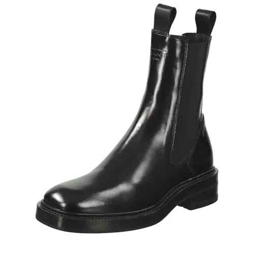 GANT FOOTWEAR Damen FALLWI Chelsea-Stiefel, Black, 37 EU