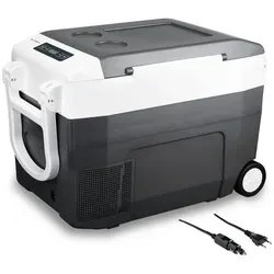 KLAMER Kühlbox XXL 40L mit Kompressor - Kühlboxen & Kühltaschen mit -18°C Kühlleistung, ideal für Camping und Ausflüge. Flexibel nutzbar mit 230V und 12V Anschlüssen, großes Volumen für Getränke und Lebensmittel.